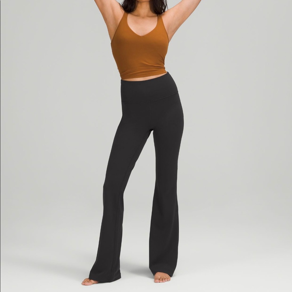 Lululemon groove super high rise flared pant nulu